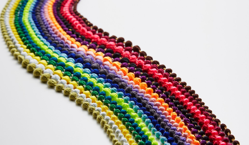【中川政七商店　ルクア イーレ店 】「000（トリプル・オゥ）　刺繍のアクセサリー展」